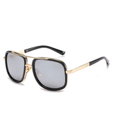 النظارات الشمسية للرجال جديد مربع معدن نظارات شمسية للأزياء عالية الجودة