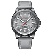 ساعة يد رجالية رياضية جلدية كوارتز-فرست ديلز-firstdailydeals