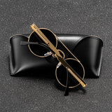 النظارات الشمسية للرجال مرآة الموضة مصمم المعادن