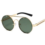 النظارات الشمسية للرجال مرآة الموضة مصمم المعادن