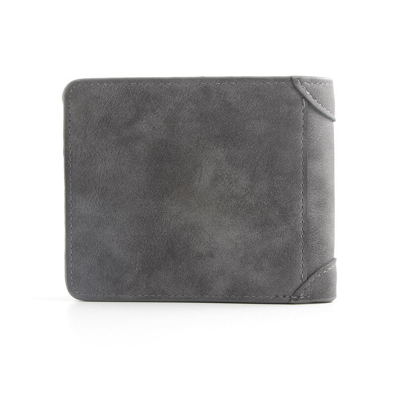 محفظة فاخرة جديدة جلدية للرجال، محفظة متعددة البطاقات