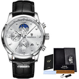 ساعات رجال الأعمال ماركة جلد فاخر أنيقة للازياء-فرست ديلز-firstdailydeal